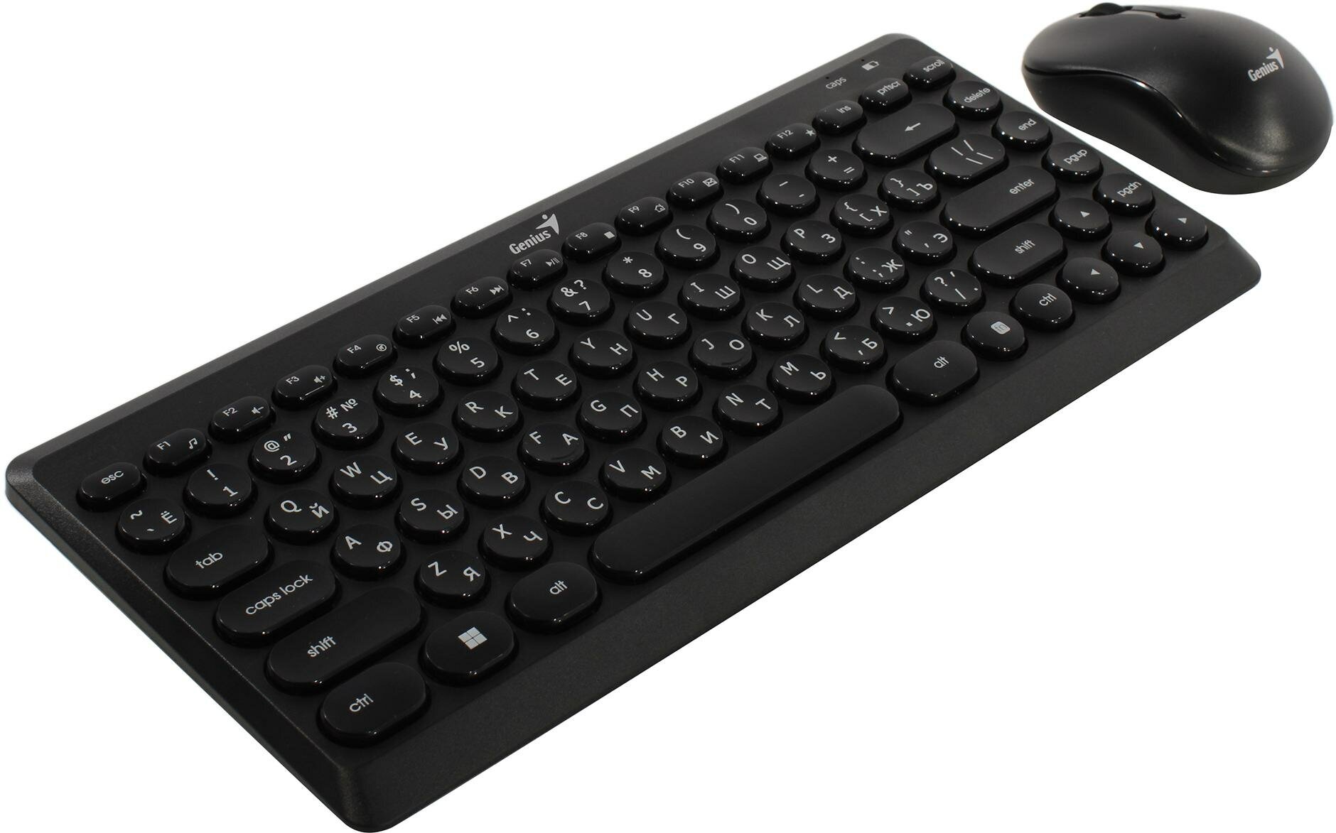 Клавиатура + мышь Genius LuxeMate Q8000 беспроводная USB черный (31340013402)
