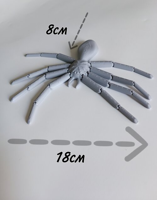 Паук 3d/ 3d модель паук/ игрушка паук / интерьерная игрушка