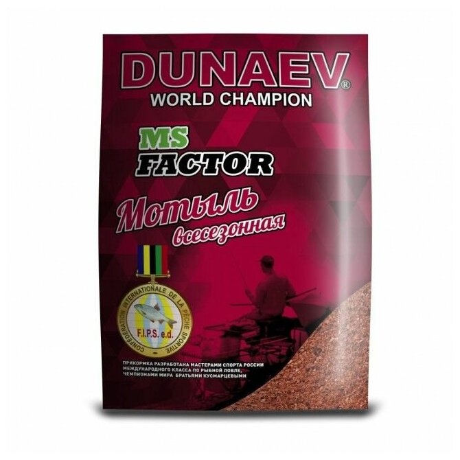 Прикормка "Dunaev-MS Factor" 1 кг Мотыль (FDZ015)