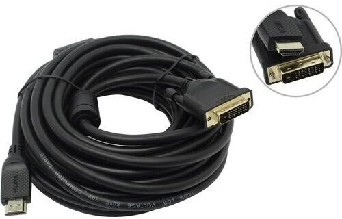 Кабель HDMI <-> DVI-D Vcom CG484GD-10m