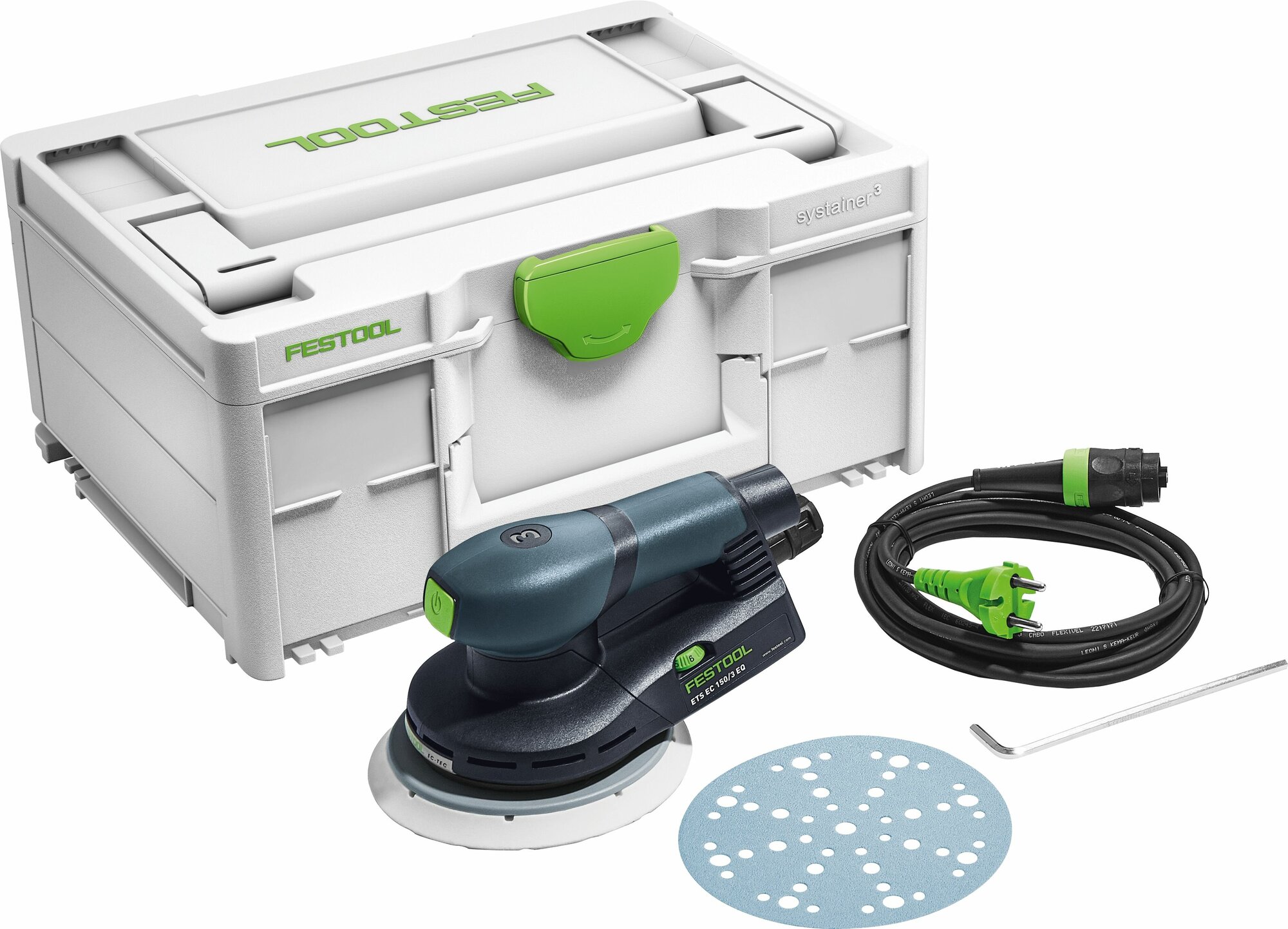 Машинка шлифовальная эксцентриковая электрическая FESTOOL ETS EC 150/3 EQ-Plus