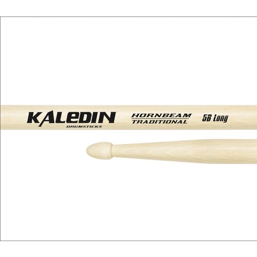 7KLHB5BL 5B Long Барабанные палочки, граб, деревянный наконечник, Kaledin Drumsticks sb102 meinl standard 5b барабанные палочки деревянный наконечник meinl