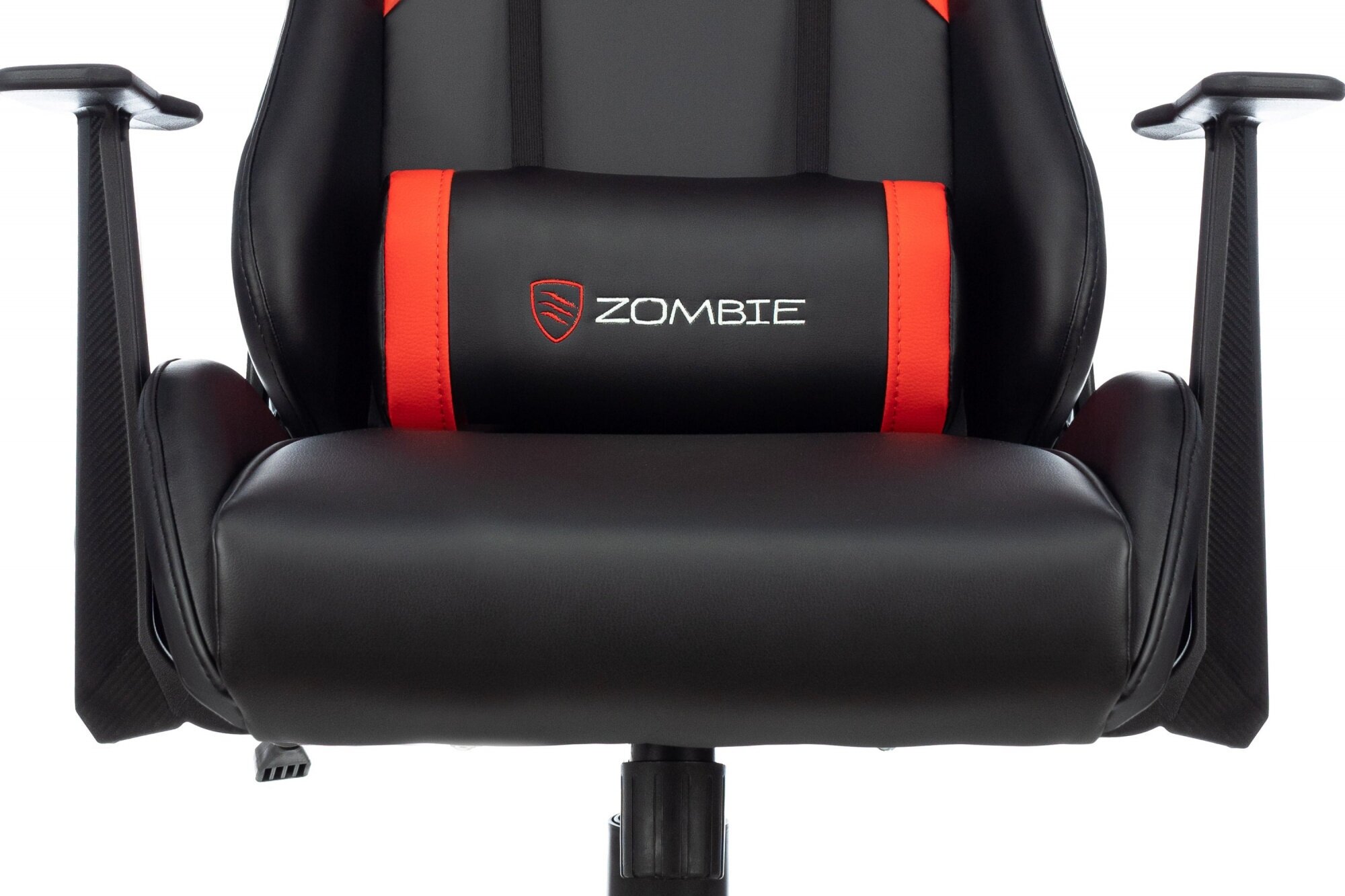 Кресло игровое ZOMBIE Game Penta черный/красный эко.кожа с подголов. крестов. пластик - фотография № 7