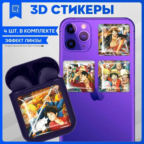 Наклейки на телефон 3D Стикеры Аниме One Piece
