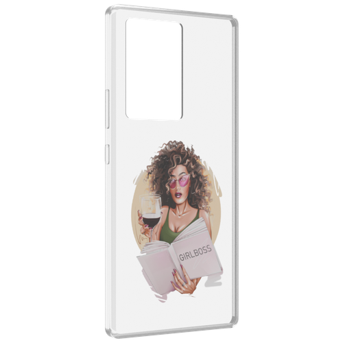 Чехол MyPads Girlboss with wine girlboss art love books an wine _ Etsy женский для ZTE Nubia Z40 Pro задняя-панель-накладка-бампер чехол mypads girlboss with wine girlboss art love books an wine   etsy женский для xiaomi redmi a1 задняя панель накладка бампер