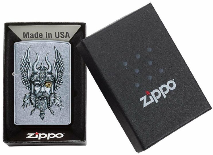 Зажигалка ZIPPO 29871 Viking Warrior Design - фотография № 12