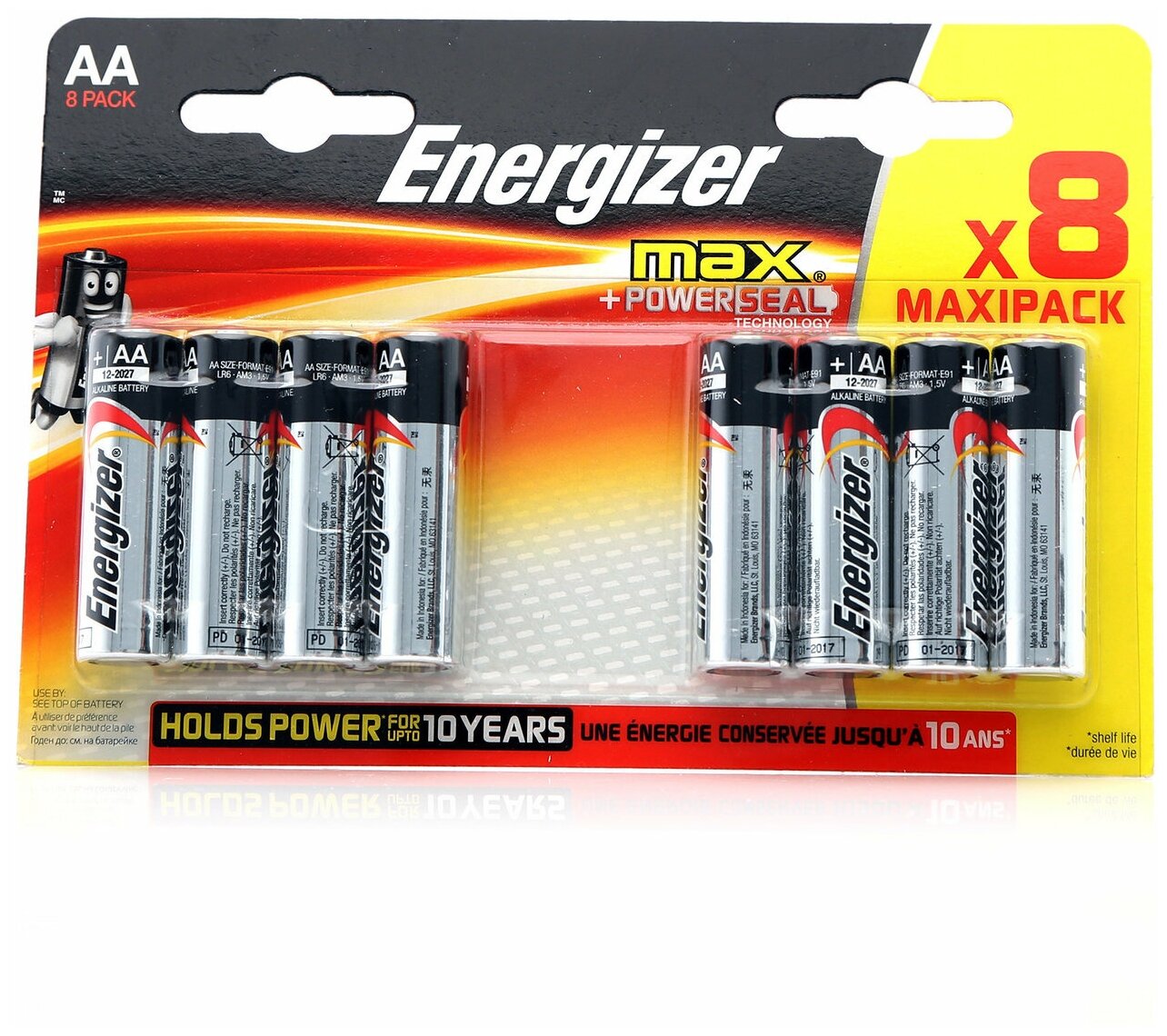 Батарейка AA LR6 ENERGIZER MAX 8 шт
