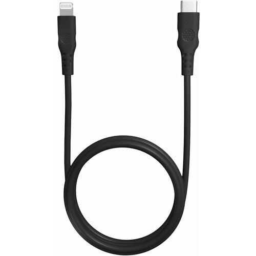 Кабель Vipe, Lightning (m) - USB Type-C (m), 1.2м, MFI, в оплетке, 3A, черный [vpcblmficlighpvcblk] кабель hama lightning m usb type c m 1 5м mfi в оплетке 3a синий [00183311]