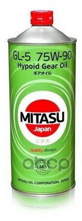 Mitasu 75W90 1L Масло Трансмисионное Gear Oil Gl-5 MITASU арт. MJ-410-1