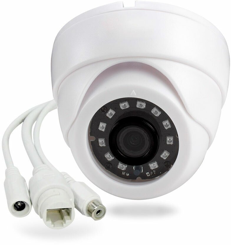 Купольная камера видеонаблюдения IP 2Мп 1080P PS-link IP302P со встроенным POE питанием