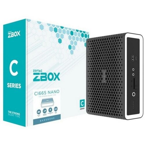 Платформа Zotac ZBOX-CI665NANO ZOTAC ZBOX NANO, SFF, FANLESS, i7-1165G7