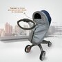 Ветрозащита утепленная от снега и дождя для колясок: Stokke Xplory V3-V6, X, Trailz, Crusi, Scoot, Beat, также для DSLand, Doux Bebe