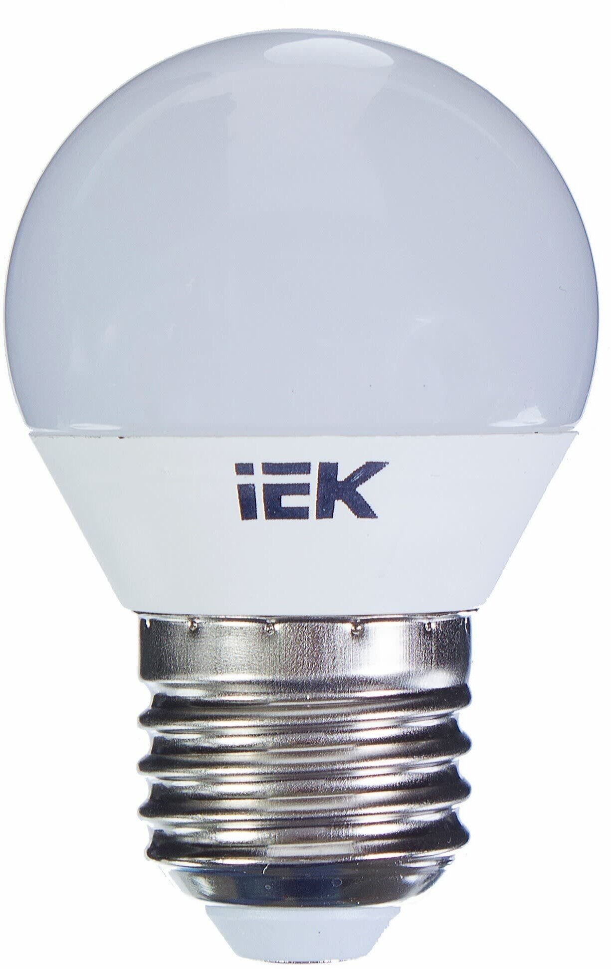 Лампа светодиод. (LED) Шар Е27 7Вт 630лм 3000К 230В матов. IEK