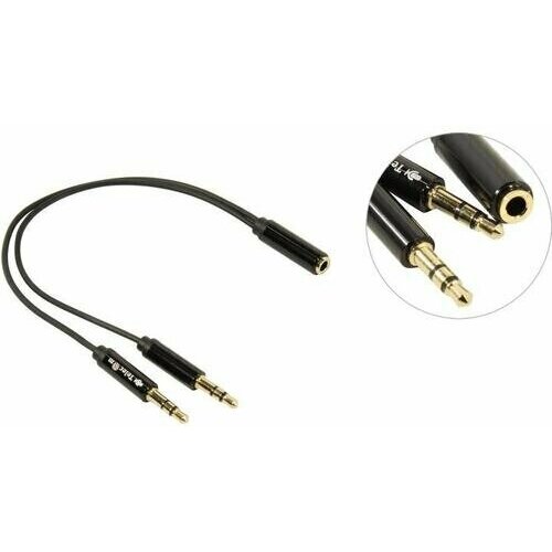 Переходник Jack 3.5 Telecom TAV205M-0.2M кабель переходник 4 pin jack 3 5 f