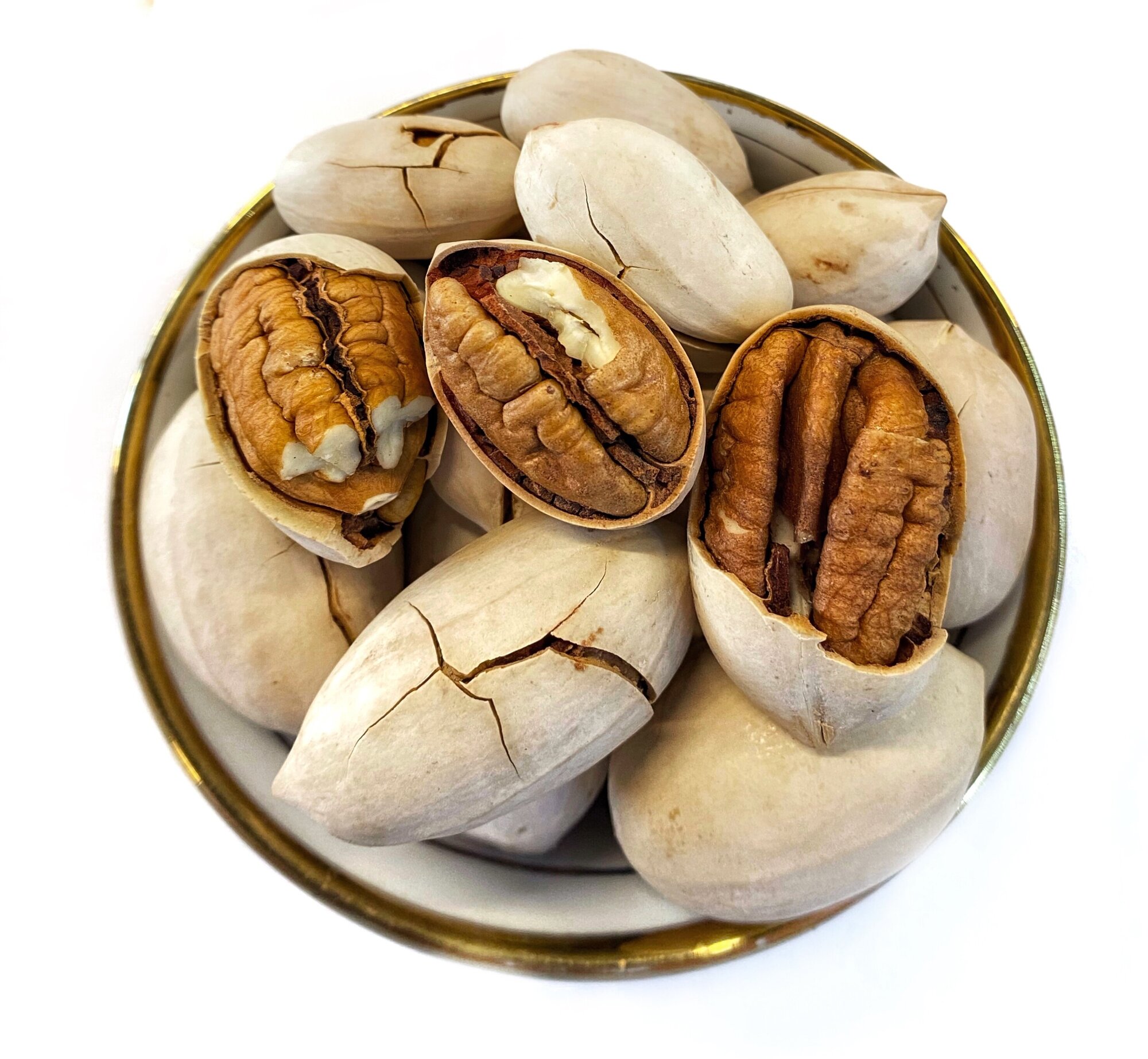 Пекан орех неочищенный , свежий урожай отборного и вкусного ореха "IZABELLA" 1000гр - фотография № 1