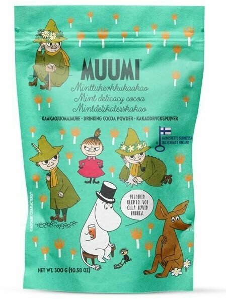 Какао-порошок Muumi со вкусом мяты, 300 г (Финляндия)