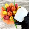 Молд для шоколада цветок тюльпана 3д для творчества и украшения форма кондитерская - изображение