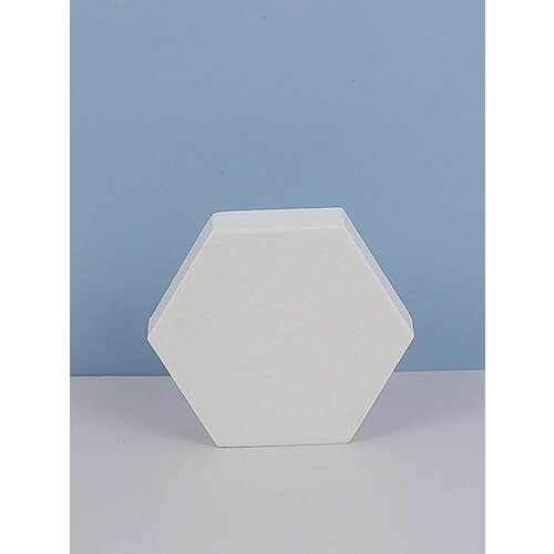 Шестиугольник белый для предметной съемки / постамент для фото / аксессуар для фотосессии