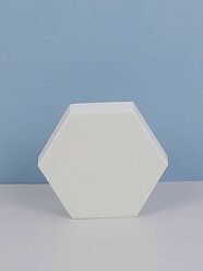 Шестиугольник белый для предметной съемки / постамент для фото / аксессуар для фотосессии