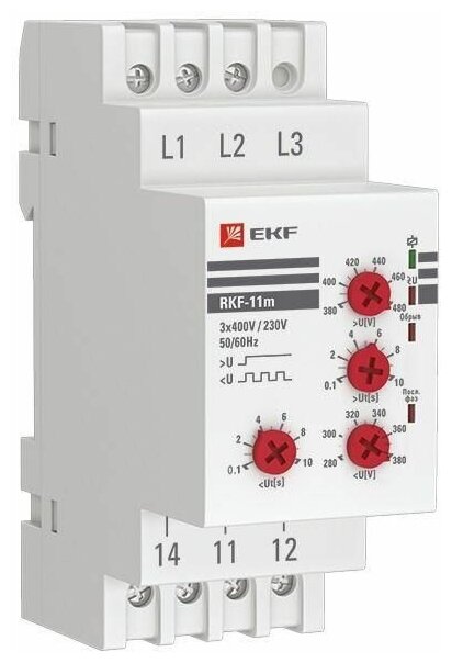 Реле контроля фаз RKF-11m PROxima EKF rkf-11m