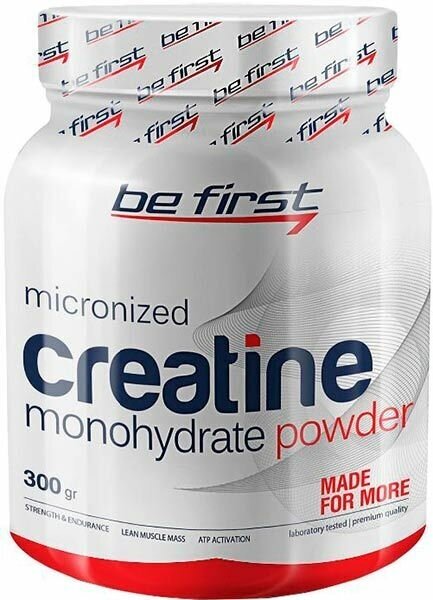 BeFirst, Micronized Creatine Monohydrate Powder (300 г) (без вкуса)