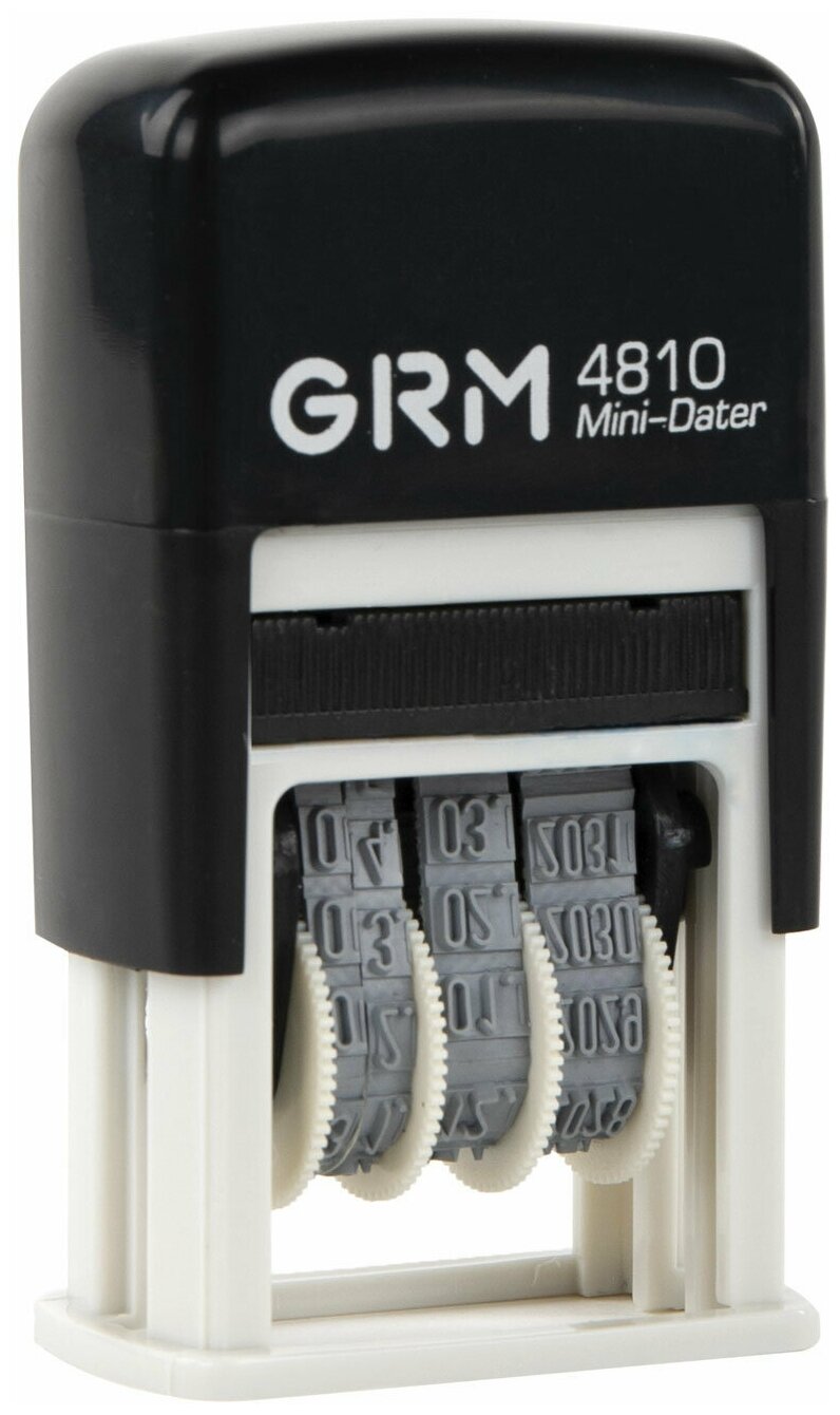 Датер-мини месяц цифрами оттиск 20х38 мм синий GRM 4810 BANK