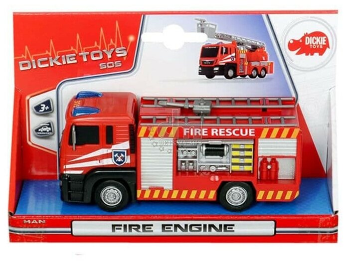Пожарная машина Dickie 17 см - фото №9