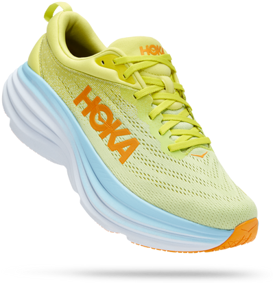 Кроссовки HOKA Bondi 8, полнота D, размер US9.5D/UK9/EU43 1/3/JPN27.5, желтый