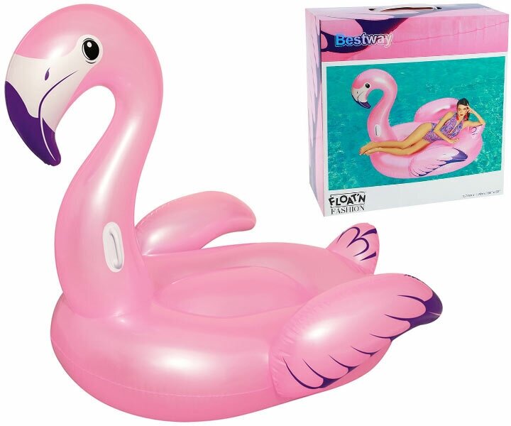 надувной фламинго для катания верхом, для взрослых, 173х170см, bestway 41119 - фото №12