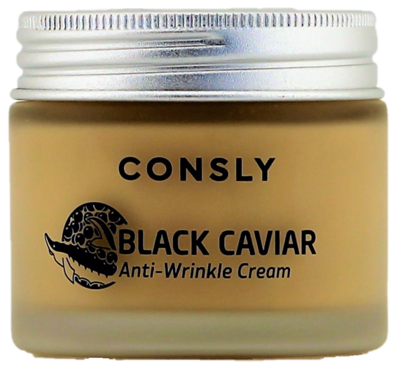 Consly Black Caviar Anti-Wrinkle Cream - Крем для лица против морщин с экстрактом черной икры 70 мл - фотография № 3