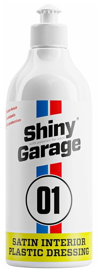 Крем для ухода за пластиком Shiny Garage Satin Interior Plastic Dressing 500мл антистатический