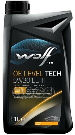 Wolf Масло Моторное Oe Level Tech 5W30 Ll Iii 1L Bmw Longlife-04, Mb 229.51, Porsche C30, Vw 504.00/507.00, Acea C3, Api Sn
