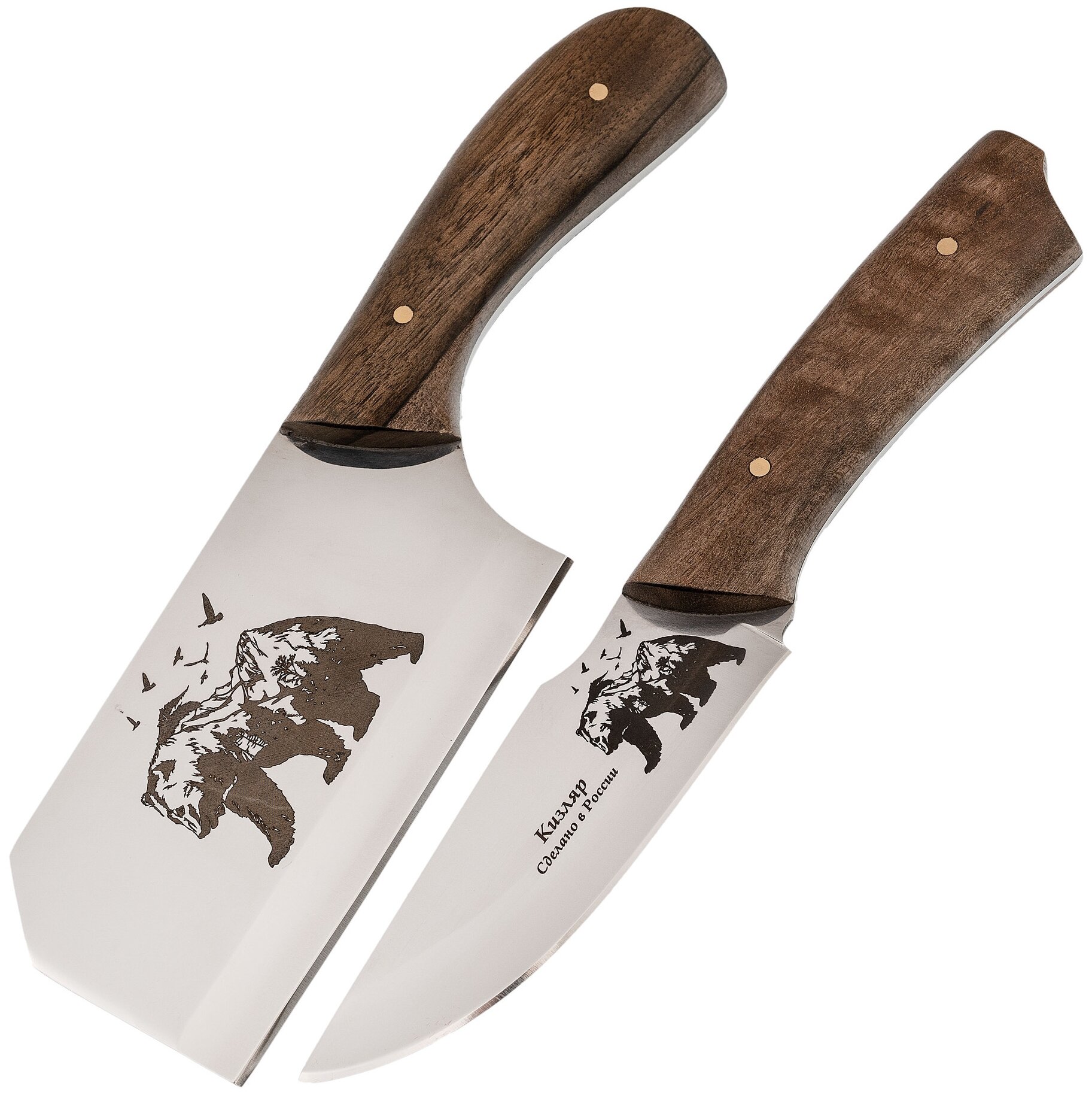 Подарочный набор для шашлыка СТО Кизлярские ножи Гусарский №5 Премиум - фотография № 10