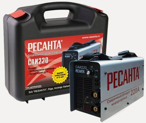 Изображение товара Сварочный инвертор Ресанта САИ 220 в кейсе серый