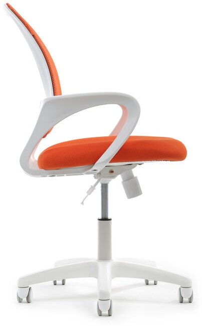 Кресло офисное CHAIRMAN 696 Россия белый пластик TW-16/TW-66 оранжевый - фотография № 18