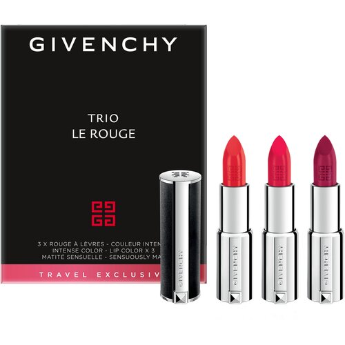 Набор помад Givenchy Le Rouge Deep Velvet Travel Exclusive (3шт)