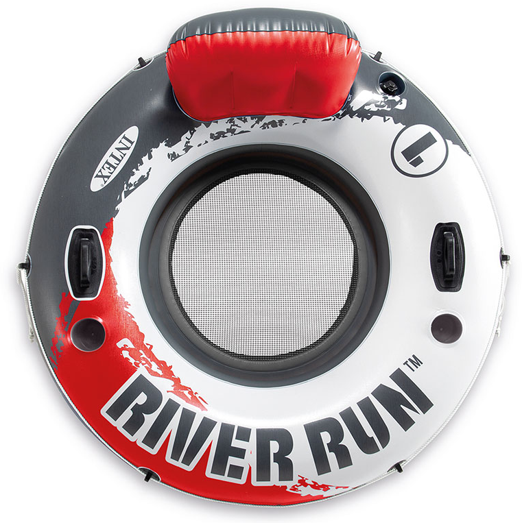 Круг-кресло Intex River Run, с держателями и сетчатым дном, диаметр 135см - фото №14
