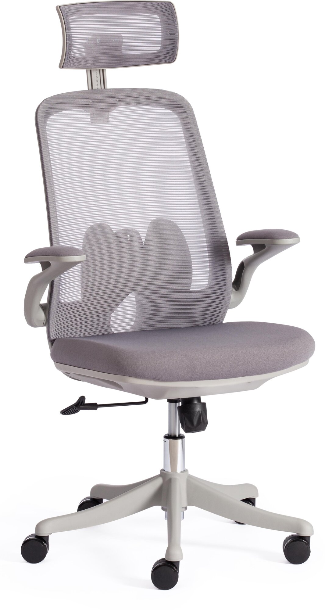 Кресло MESH-10HR TetChair ткань, серый