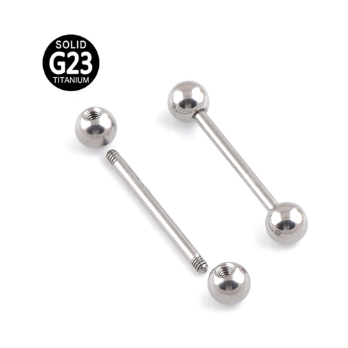 Пирсинг, размер 34 мм, серебряный 1pc g23 titanium hinged segment nose ring 16g