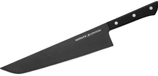 Нож кухонный Хамокири Samura SHADOW SH-0050/K с покрытием Black-coating 25,4 см