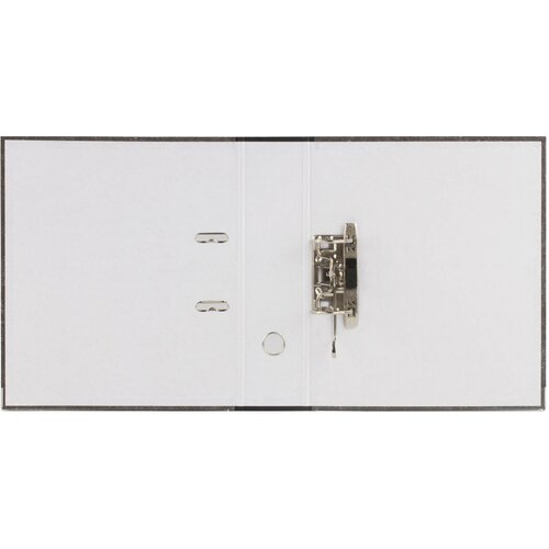 Упаковка 4 шт. Папка-регистратор бизнесменю, усиленный корешок, мраморное покрытие, 80 мм, с уголком, черная, 227529