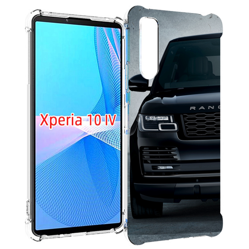 Чехол MyPads land-rover-ленд-ровер-1 мужской для Sony Xperia 10 IV (10-4) задняя-панель-накладка-бампер