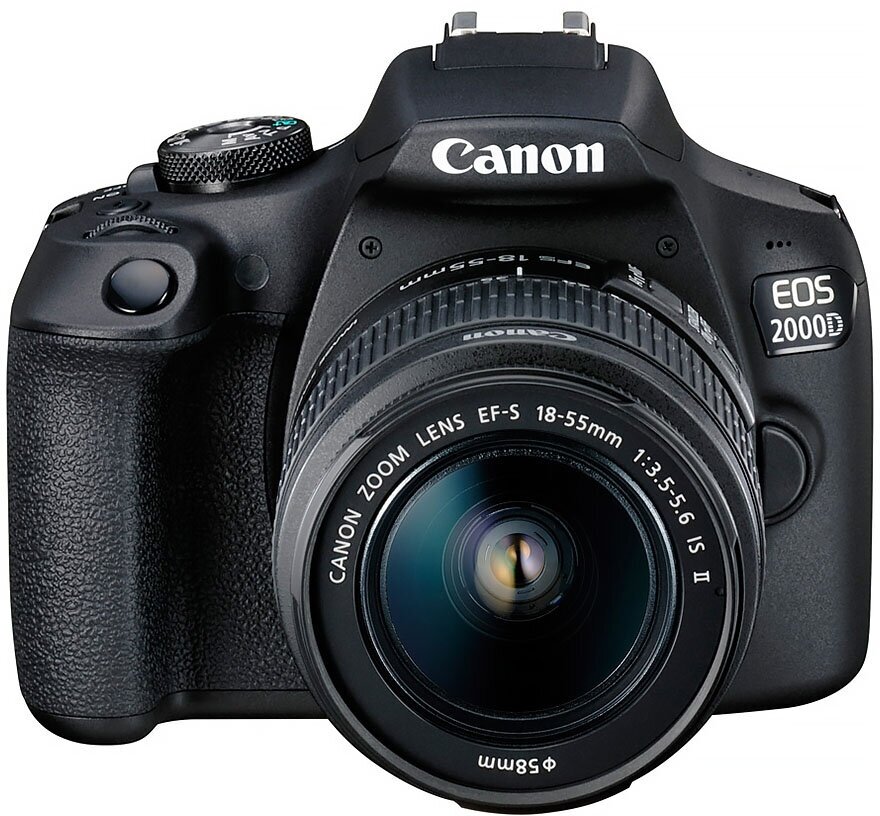 Canon EOS 2000D Kit 18-55mm f/3.5-5.6 IS II Black