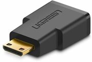 Адаптер UGREEN (20101) Mini HDMI Male to HDMI Female Adapter чёрный