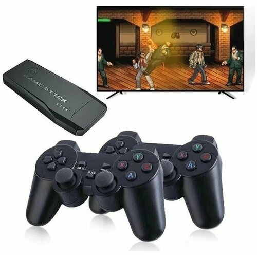 Игровая приставка Game Stick Lite 32 GB, 4K 10000+ Ретро Игр на Русском и Английском языке для телевизора