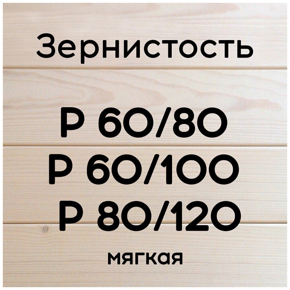 Губка для шлифования 100х70х25мм, мягкая, P60/80,P60/100,P80/120, 3шт// MATRIX - фотография № 8