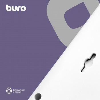 Сетевой фильтр BURO , 1.8м, черный - фото №18
