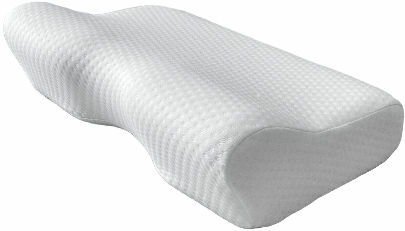 SkyDreams Ортопедическая подушка с выемкой под плечо и эффектом памяти, с двумя валиками, 52х27х13/9 - фотография № 10