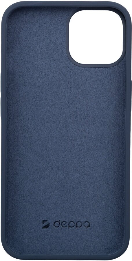 Чехол Liquid Silicone Pro для Apple iPhone 14 (2022), синий, Deppa 88340