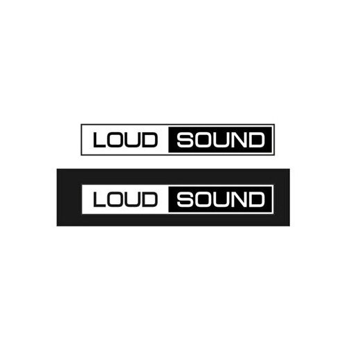 Наклейка на авто Loud Sound, аракал